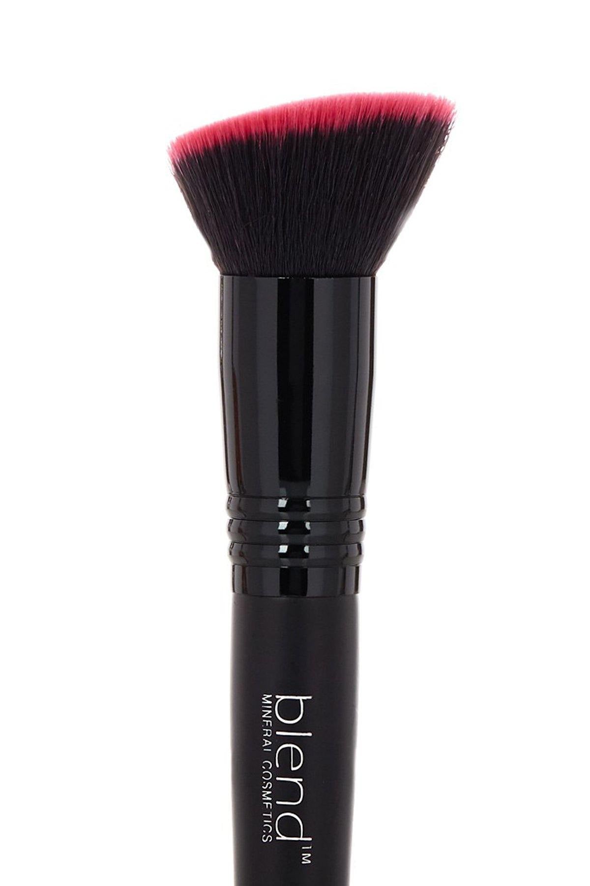 Double End Contour Brush Pink Blend Mineral Cosmetics
