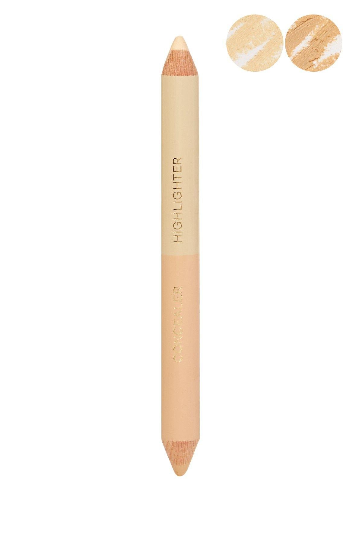 Dual End Jumbo Highlighter Concealer Pencil Blend Mineral Cosmetics