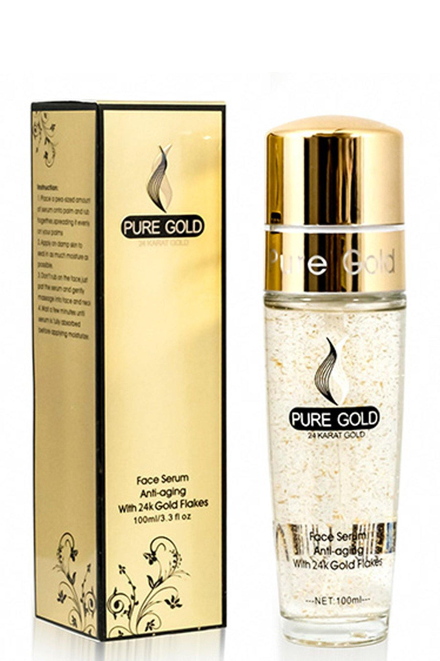 Anti-Aging 24k Gold Flake Face Serum - Blend Mineral Cosmetics