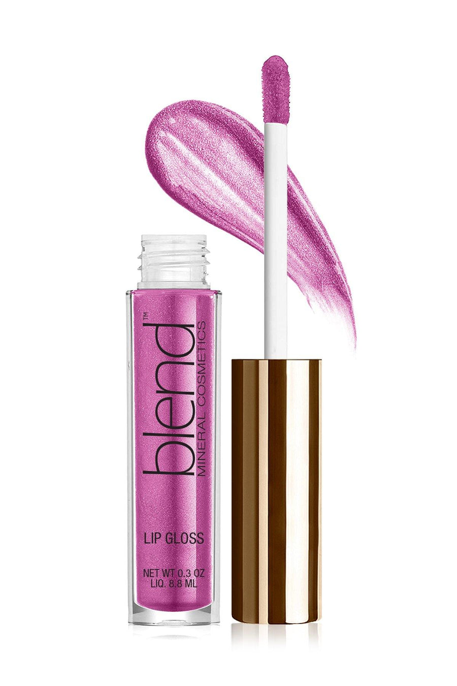 Lip Gloss #10 - Sugar Violet - Blend Mineral Cosmetics