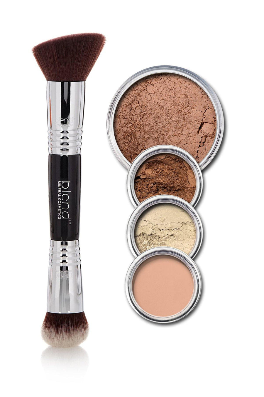 All-Over Face Contour & Highlighting Kit - Dark - Blend Mineral Cosmetics