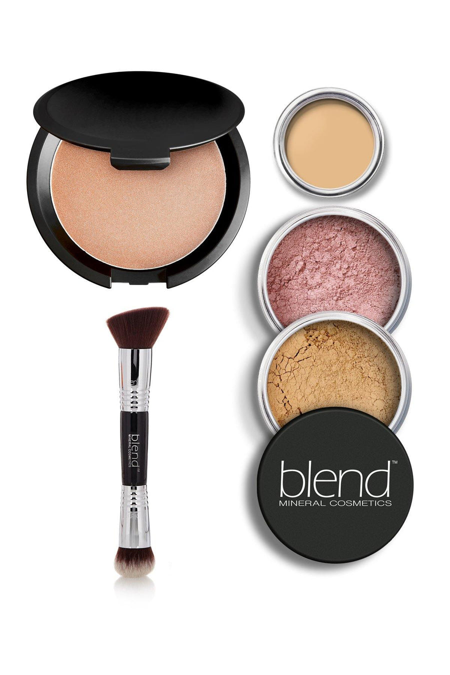 Luminizer Glowing Complexion Kit - Medium - Blend Mineral Cosmetics
