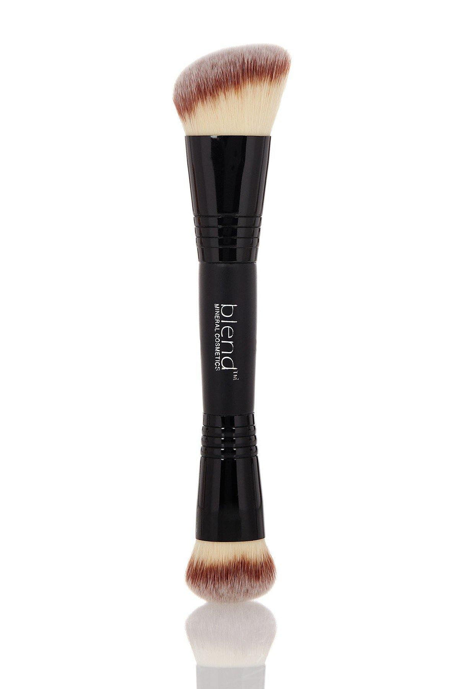 Angle Double Ended Brush - Mixed Brown - Blend Mineral Cosmetics