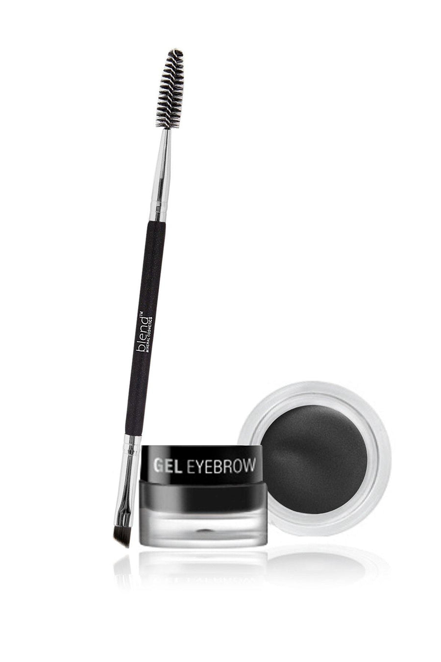 Gel Eyeliner & Brush (black, brown) - Blend Mineral Cosmetics