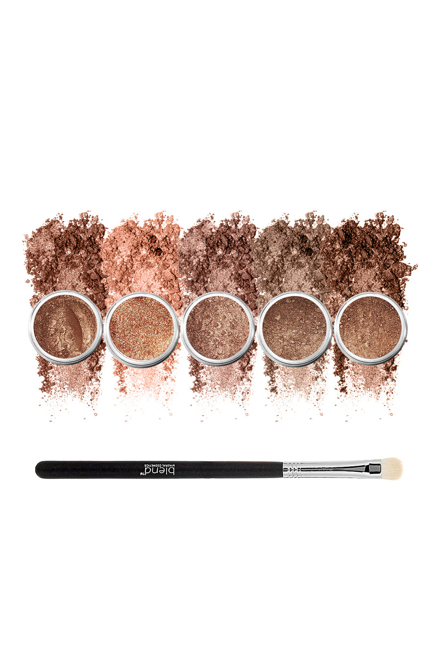 Natural Brown Eyeshadow Set 6-piece
