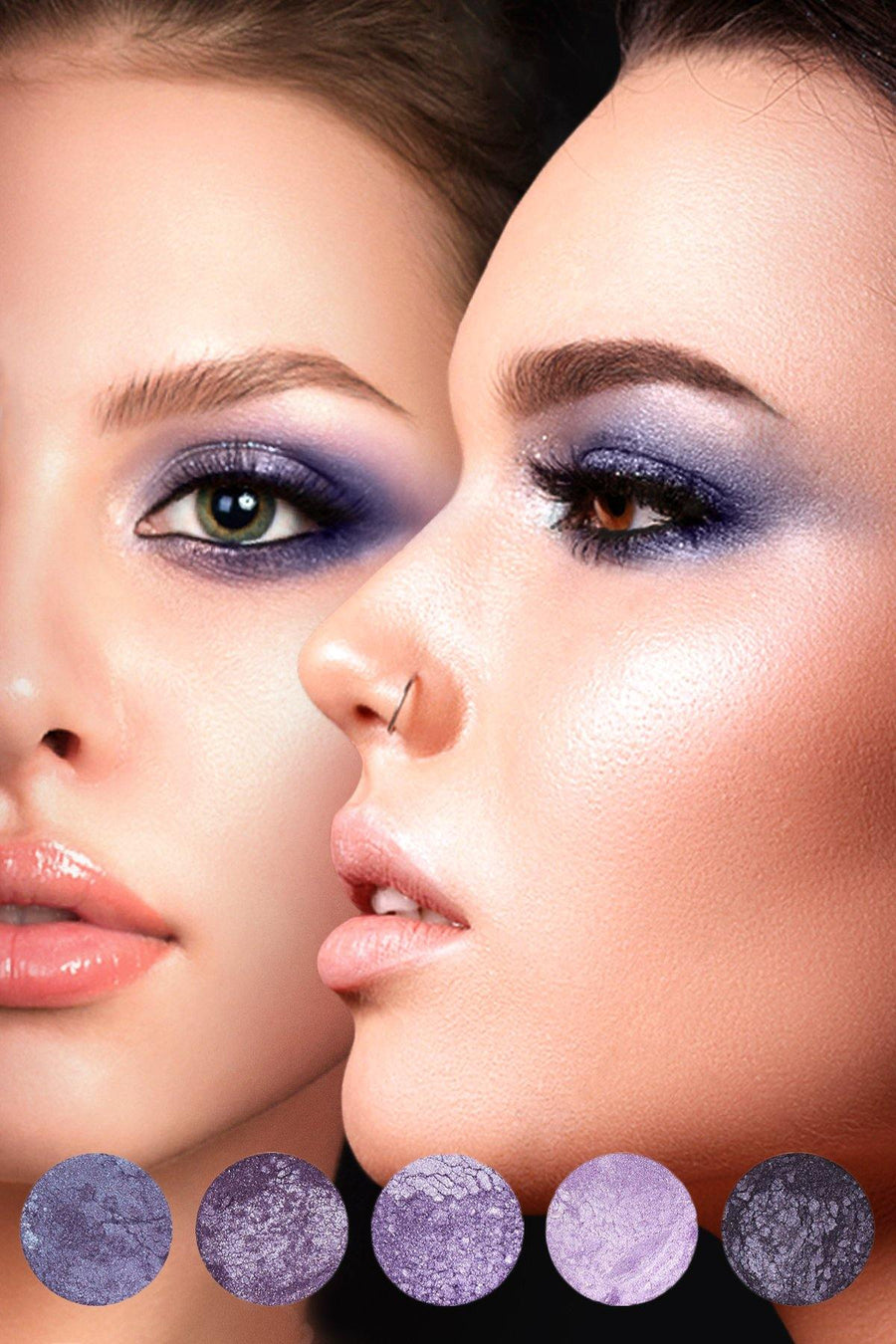 Neutral or Bold Eyeshadow 6-Piece Set - Blend Mineral Cosmetics
