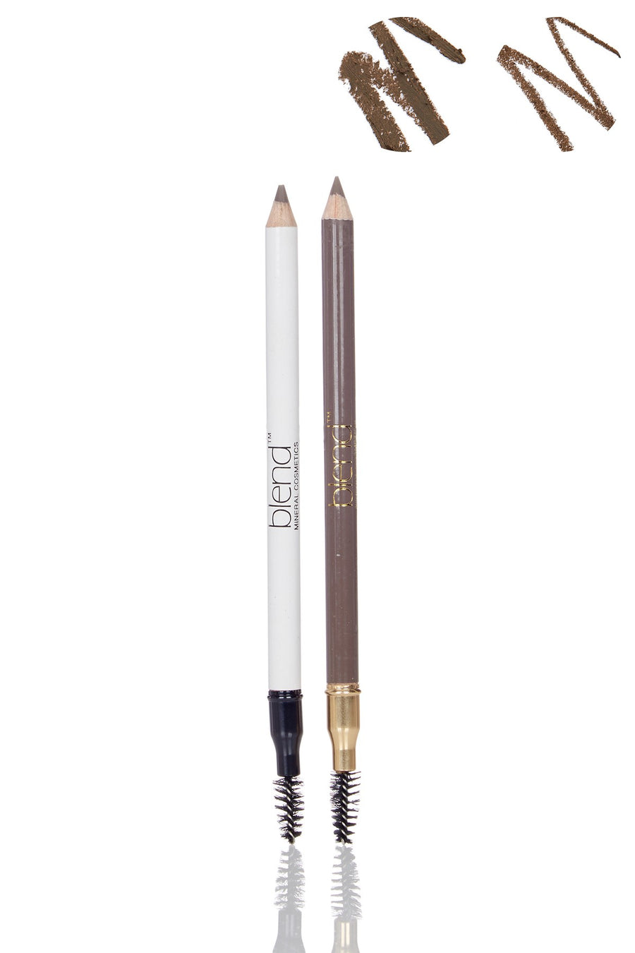Universal Brow Definer - Set of Soft Touch & Hard Touch Universal Formula Professional Eyebrow Pencils - Blend Mineral Cosmetics