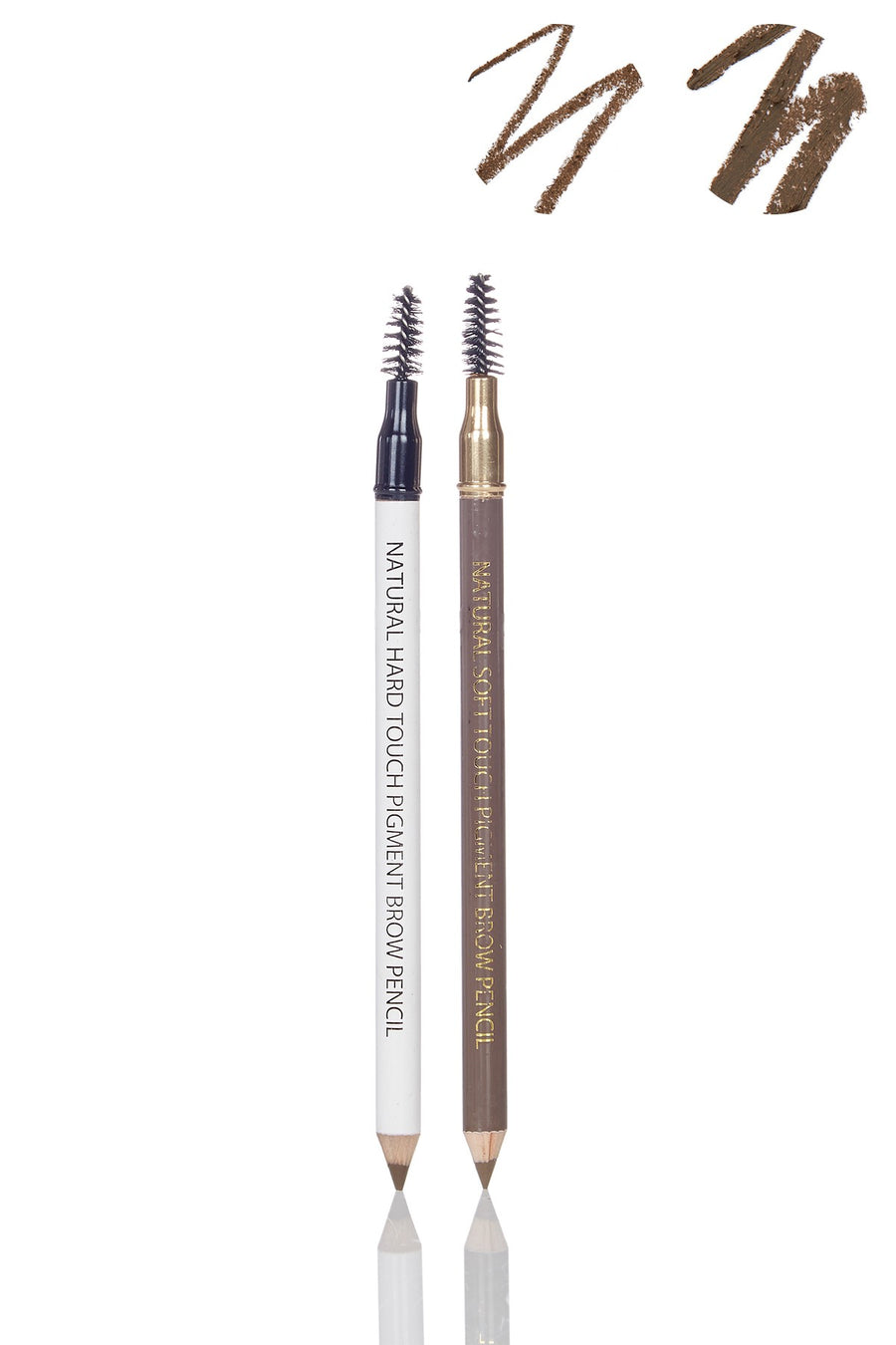 Universal Brow Definer - Set of Soft Touch & Hard Touch Universal Formula Professional Eyebrow Pencils - Blend Mineral Cosmetics