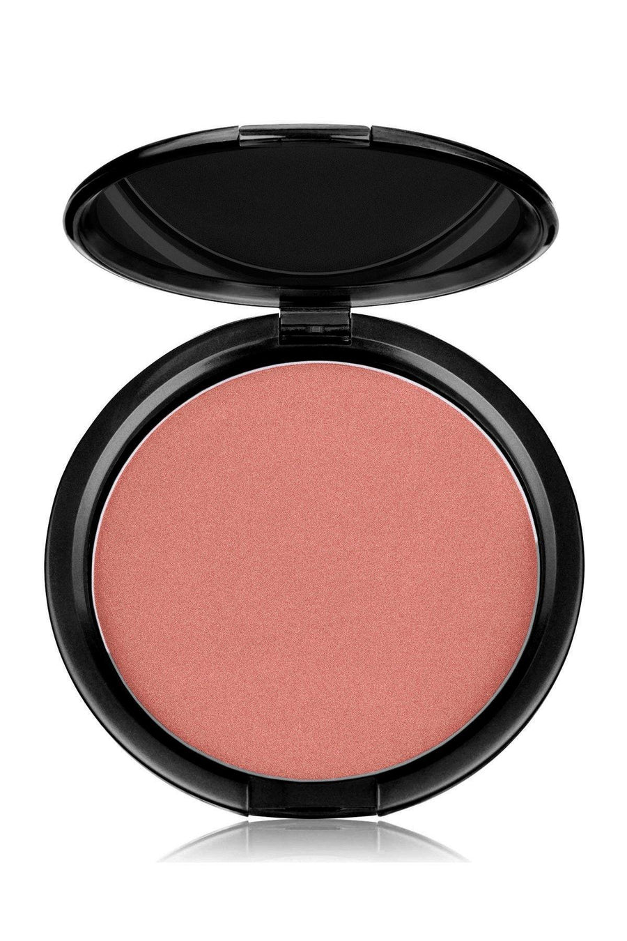 Blush Mineral Pressed Powder & Brush Set - Pink Brown Tone - Blend Mineral Cosmetics