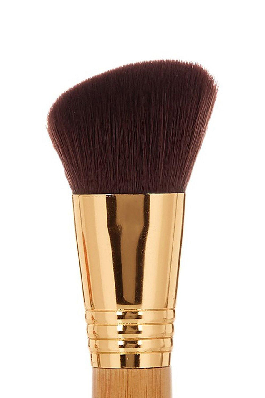 Angle Double Ended Brush - Bamboo - Blend Mineral Cosmetics