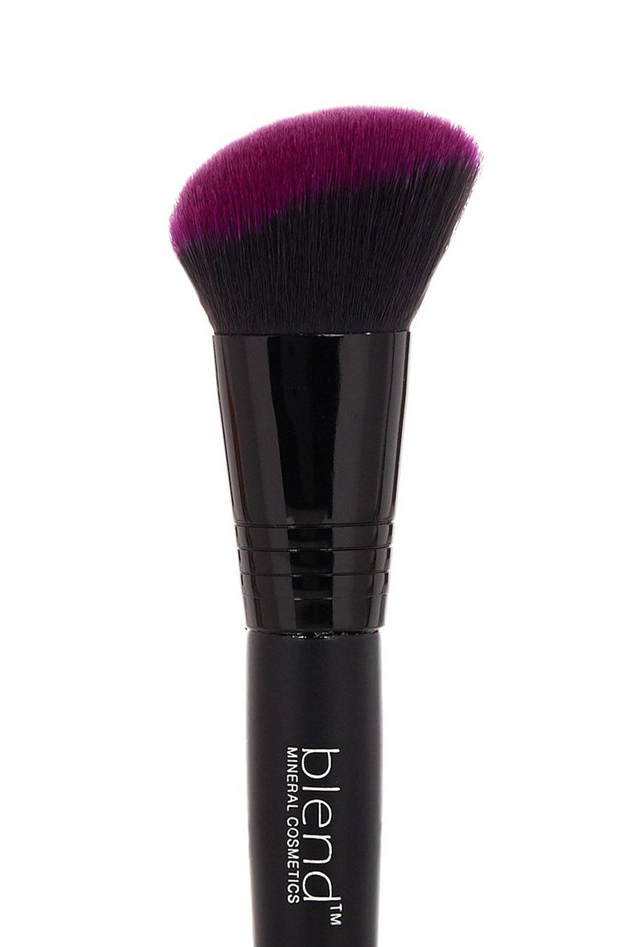 Angle Double Ended Brush - Purple - Blend Mineral Cosmetics
