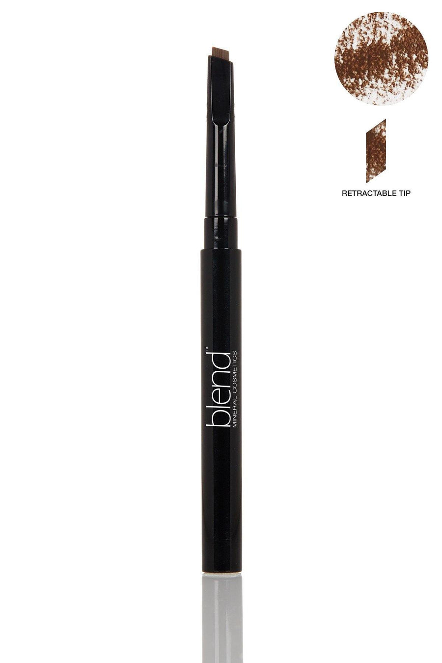 Defined Long-Wear Brow Pencil- Universal Medium Warm - Blend Mineral Cosmetics