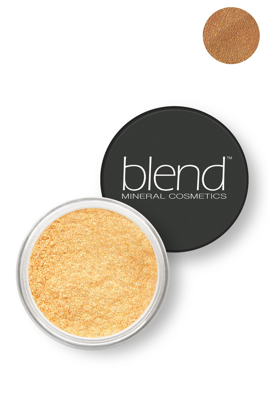 Pure Pigment Eyeshadow - Bright Gold - Blend Mineral Cosmetics
